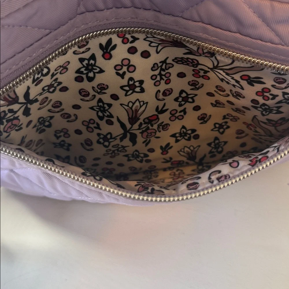 Vera Bradley Triple Zip Hipster Crossbody Bag in Lavender Sky